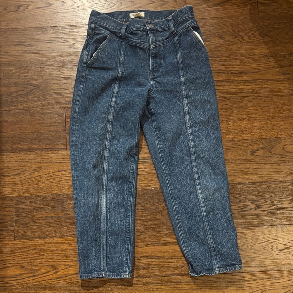 Madewell Relaxed Fit Men's Jeans in Dark Blue